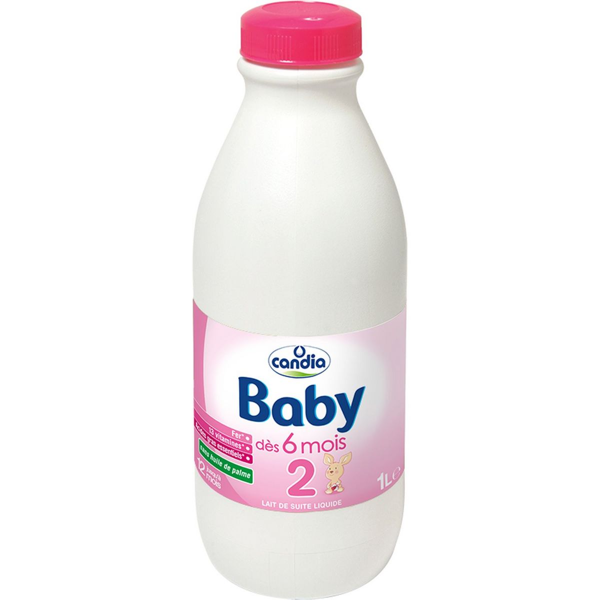 CANDIA Baby 2 lait 2ème âge liquide de 6 à 12 mois 1l