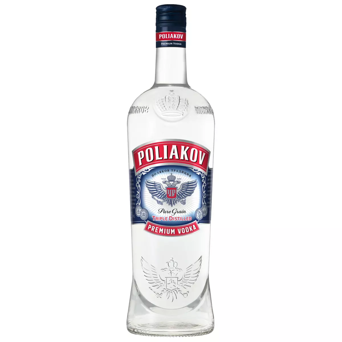 POLIAKOV Vodka pure grain 37,5% 1l