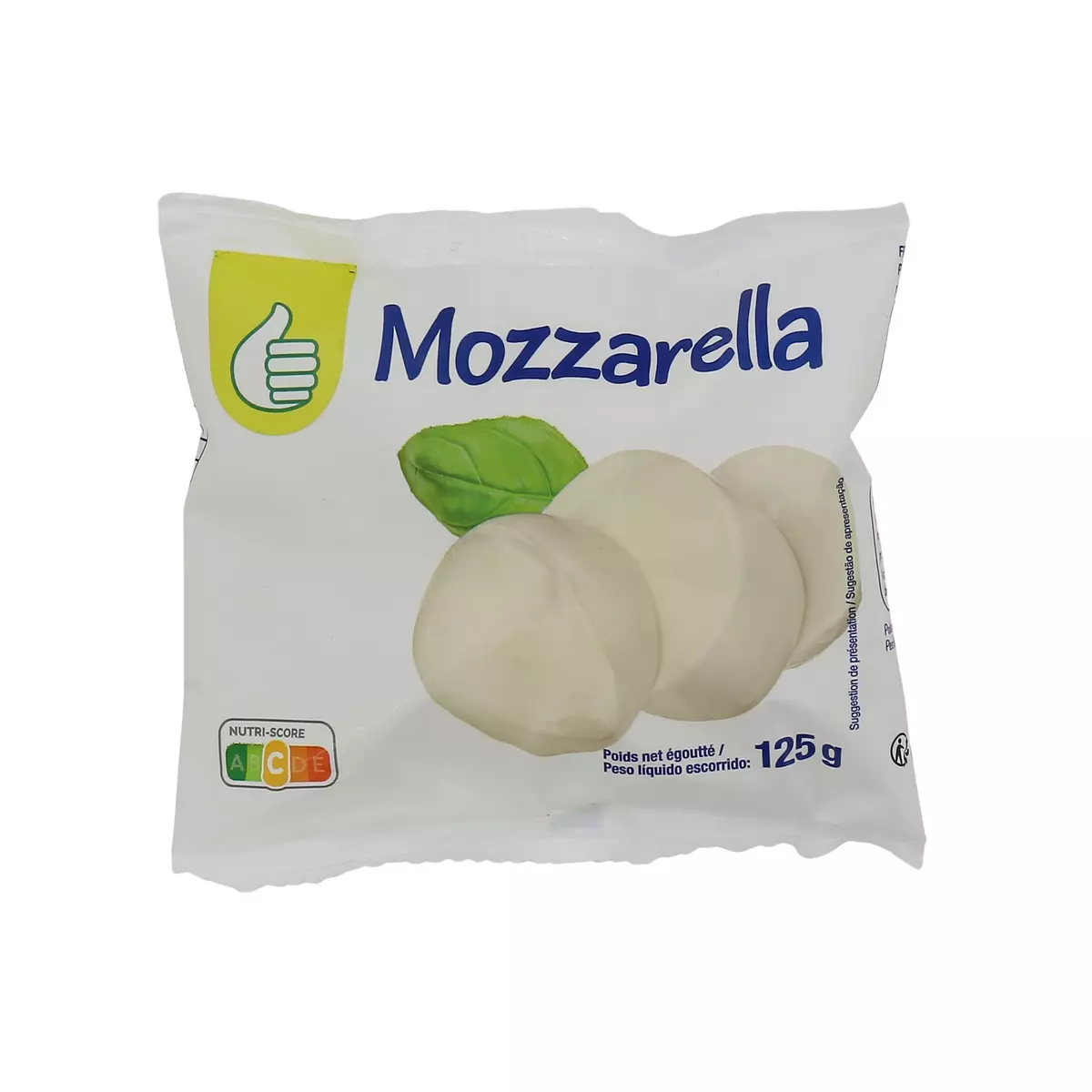 POUCE Mozzarella 125g