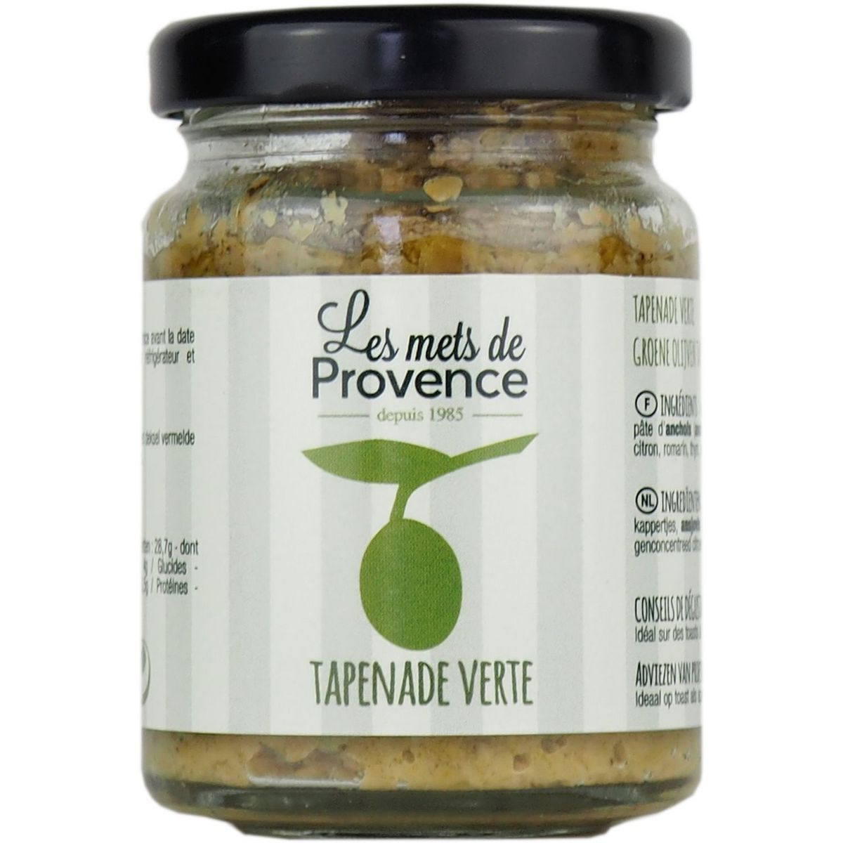 LES METS DE PROVENCE Tapenade verte 90g