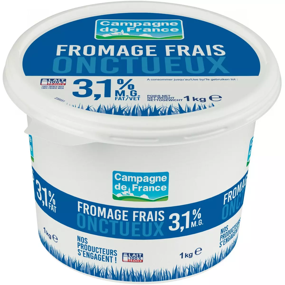DISCOUNT Fromage blanc 20%MG 1kg