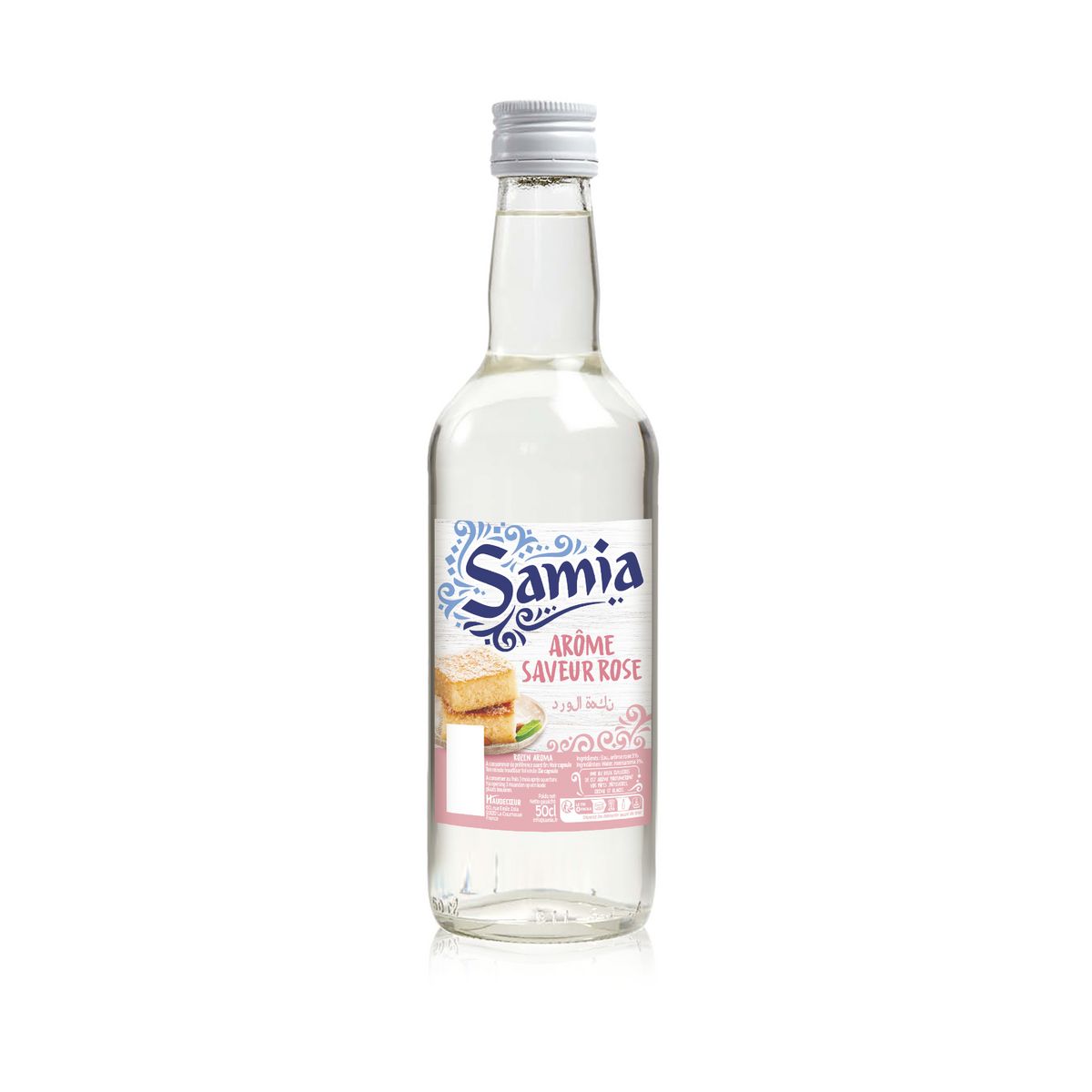 SAMIA Arôme saveur rose 50cl