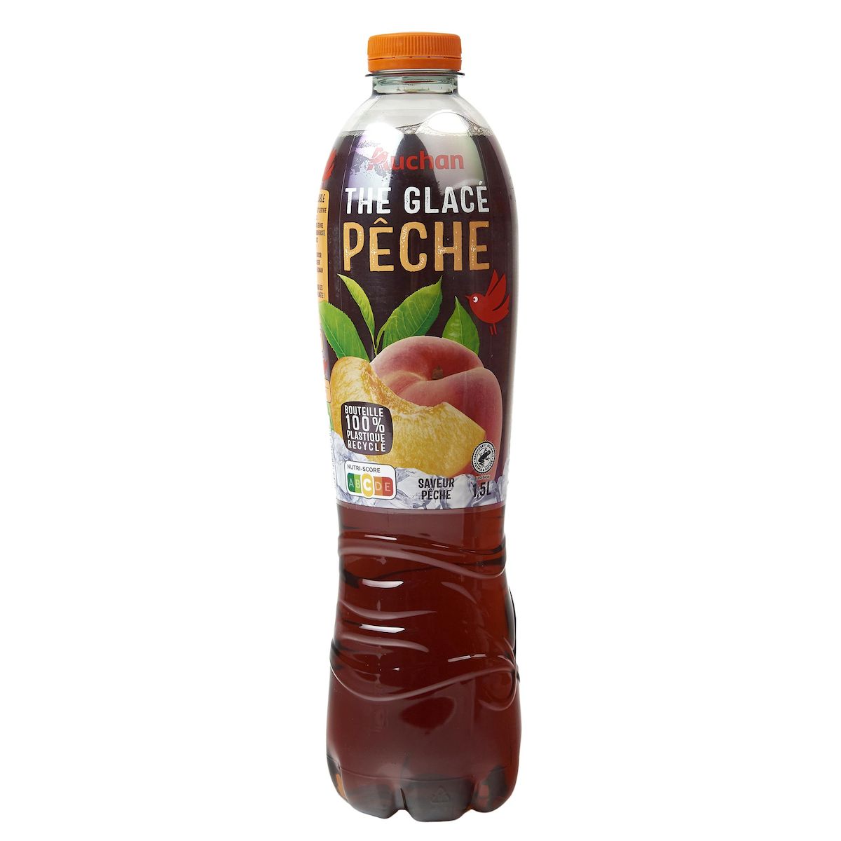AUCHAN Thé glacé à la pêche 1,5l