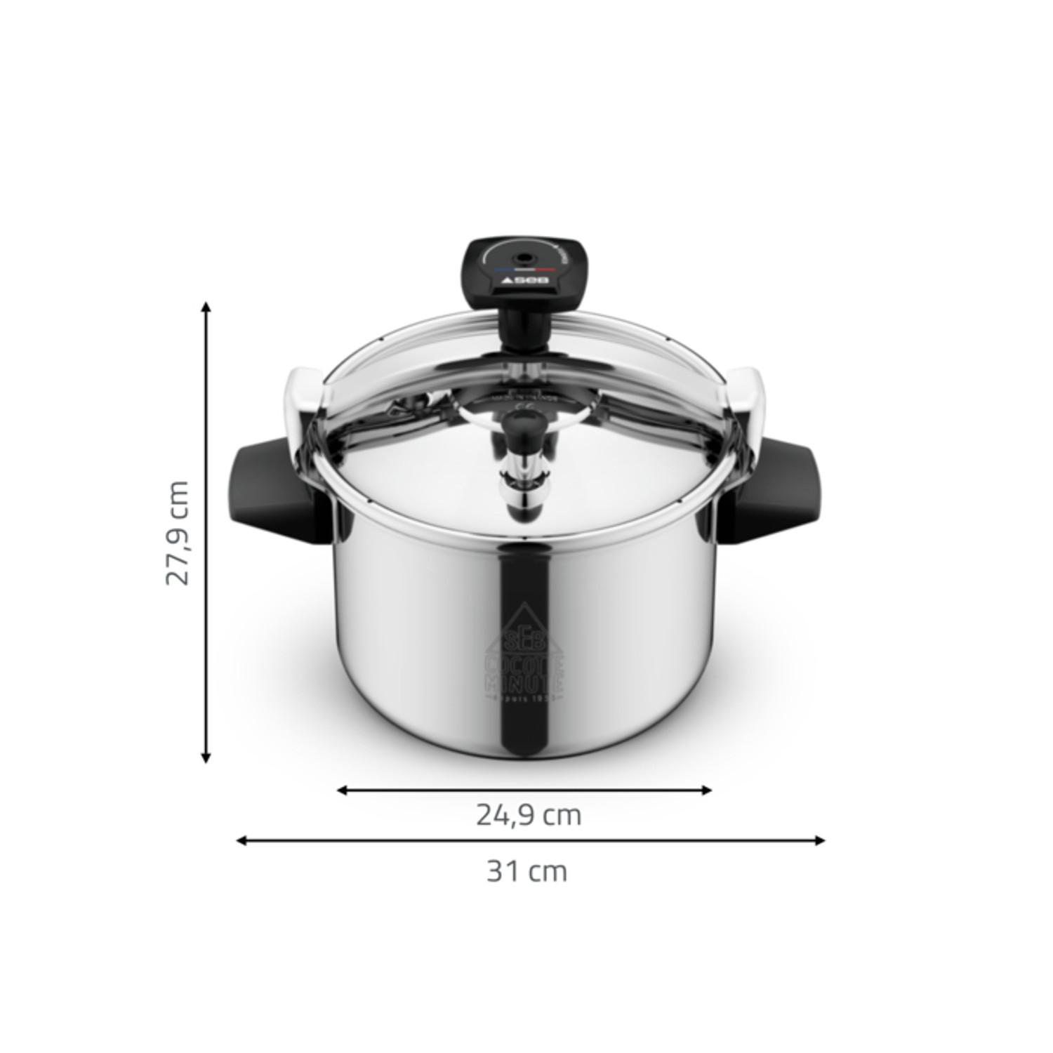 Voir la diapositive 7 : SEB Autocuiseur P05307 authentique 6l tous feux dont induction