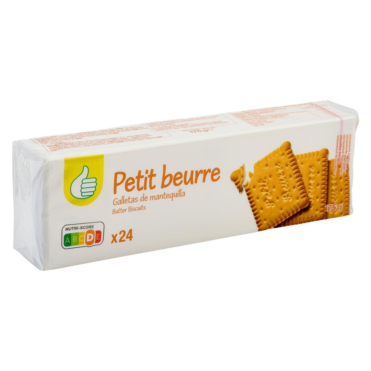 POUCE Biscuits petit beurre 24 biscuits 175g