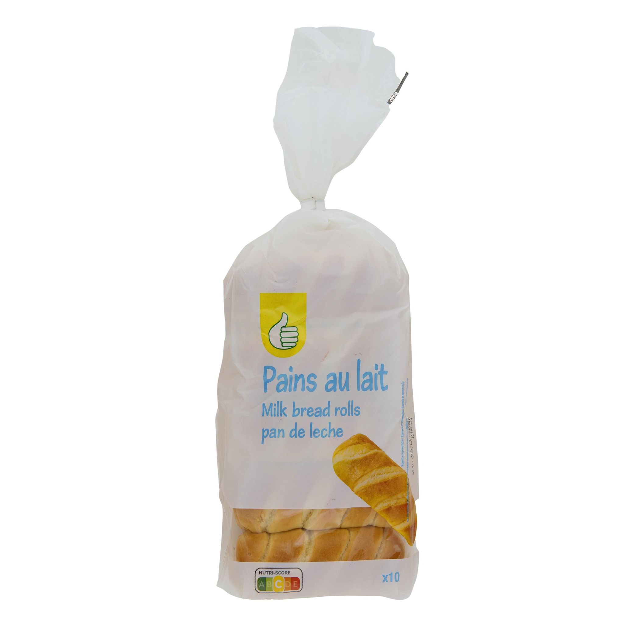 Voir la diapositive 3 : POUCE Pains au lait 10 pièces 350g