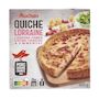 Voir la diapositive 2 : AUCHAN Quiche Lorraine aux lardons fumés et emmental 2 parts 400g