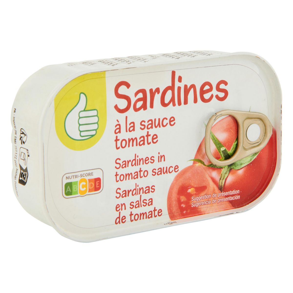 POUCE Sardines à la tomate 78g