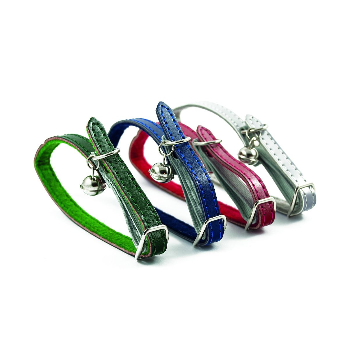 RIGA Collier grelotière élastique 14-28cm coloris aléatoire 1 pièce