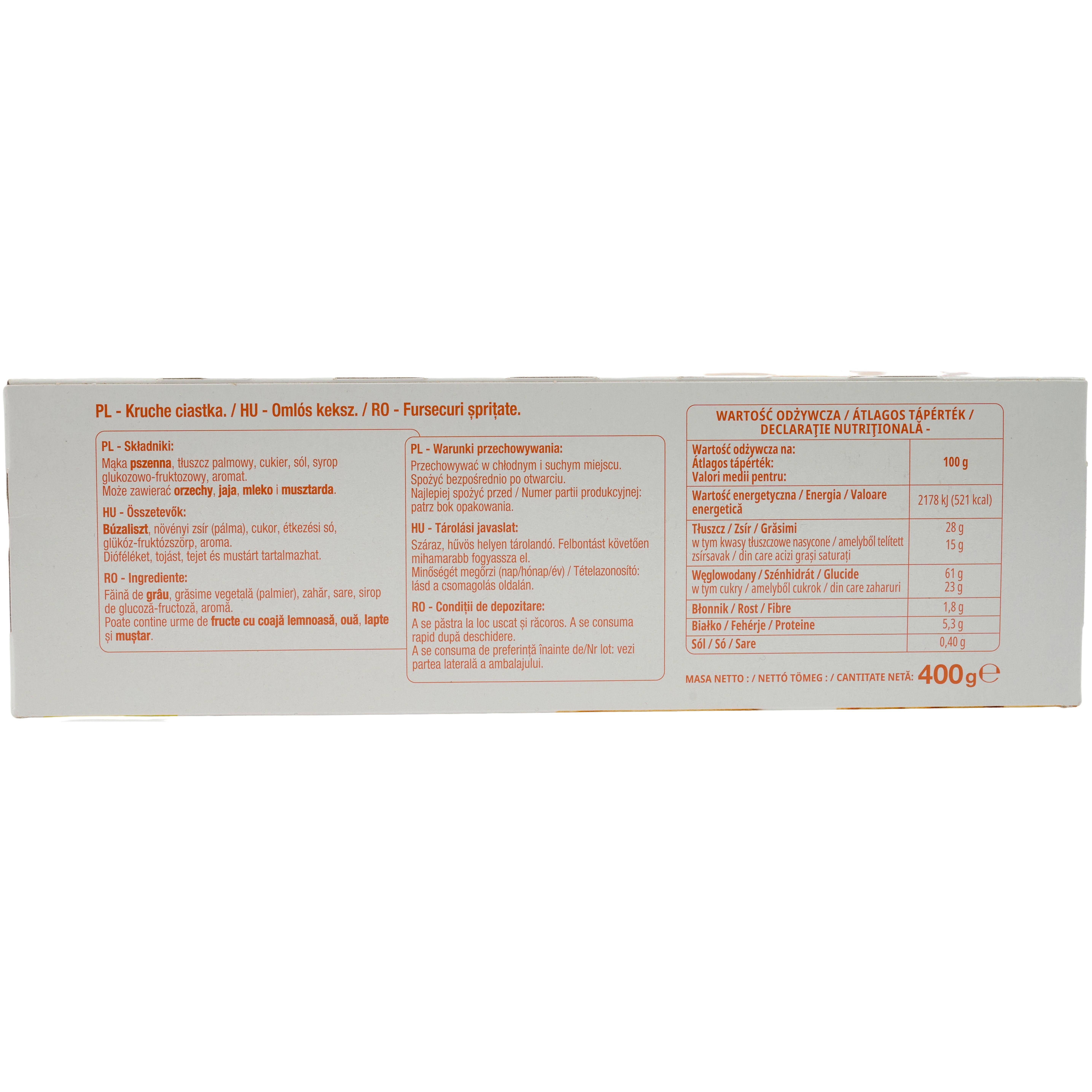 Voir la diapositive 5 : POUCE Sprits biscuits sablés 2x10 biscuits 400g