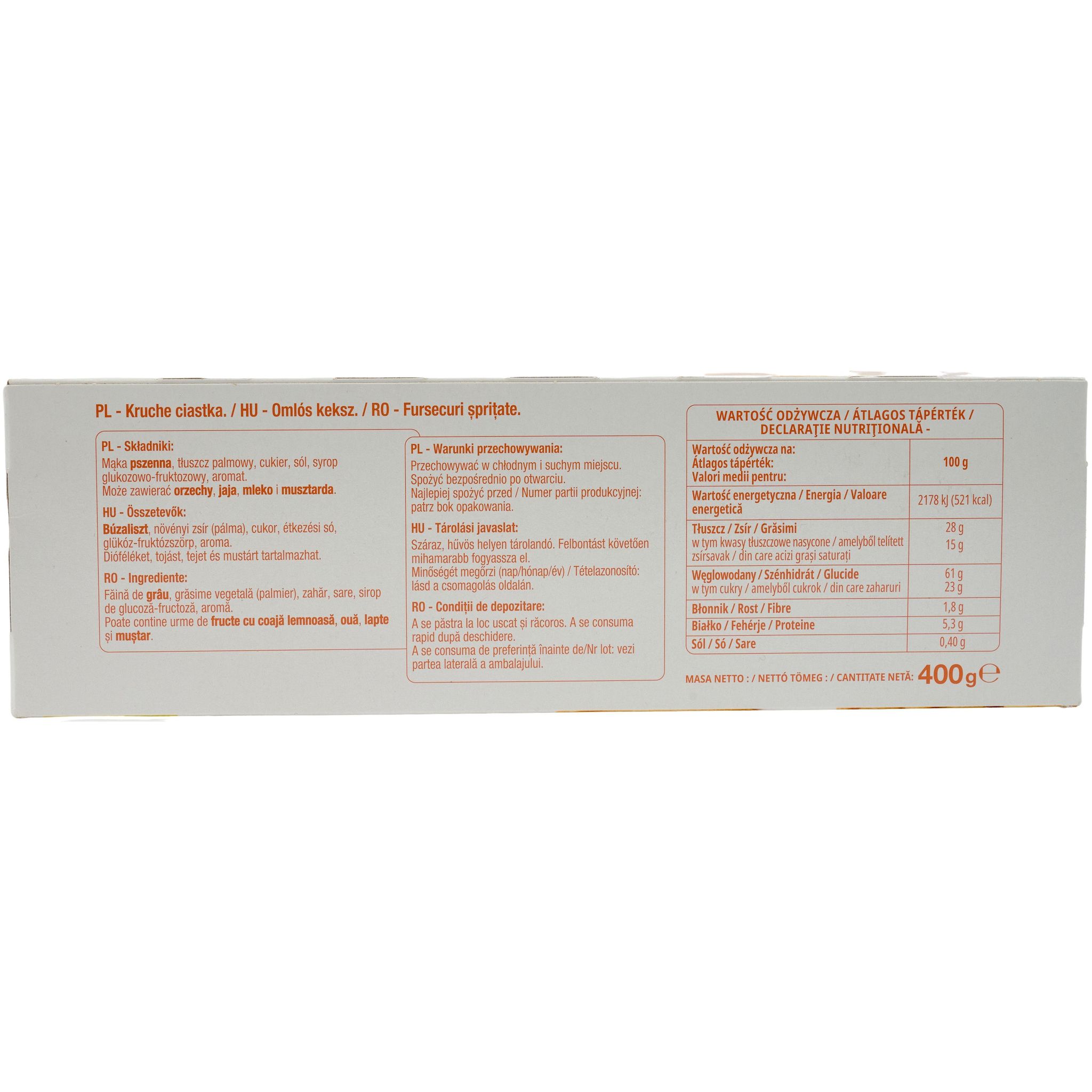 Voir la diapositive 5 : POUCE Sprits biscuits sablés 2x10 biscuits 400g