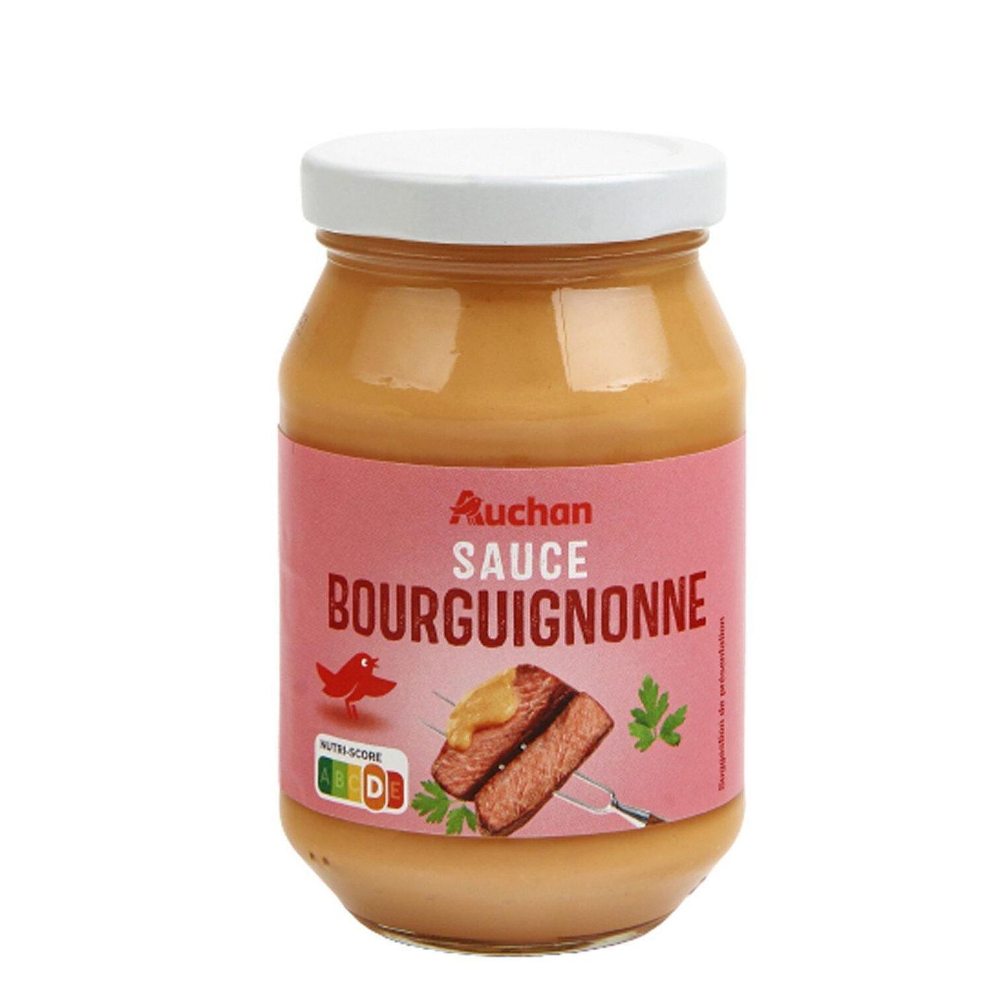 Voir la diapositive 2 : AUCHAN Sauce bourguignonne en bocal 250g