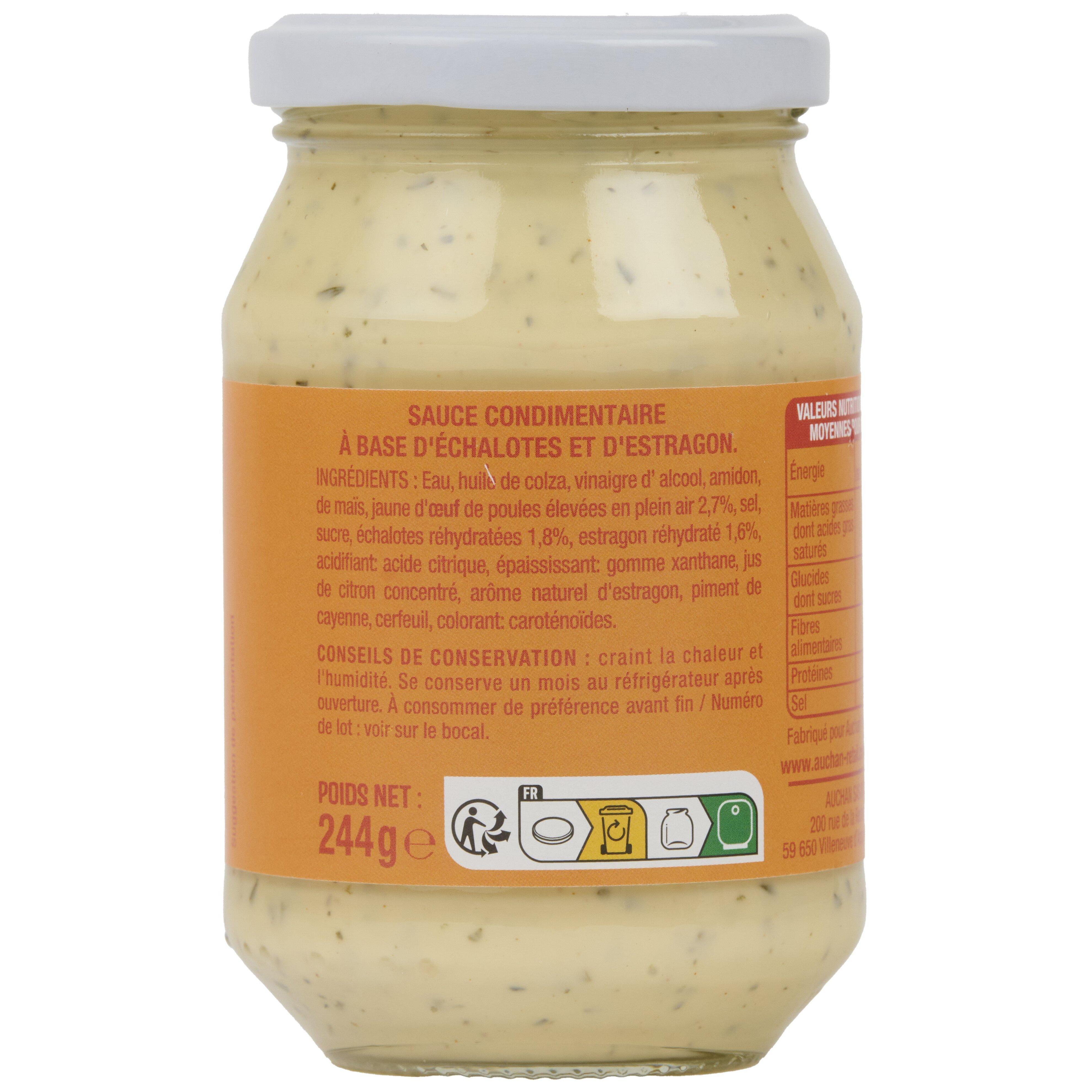 Voir la diapositive 3 : AUCHAN Sauce béarnaise 240g