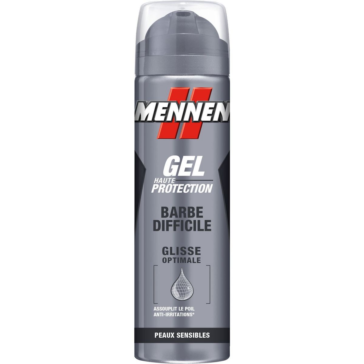 MENNEN Gel de rasage barbe difficile 200ml