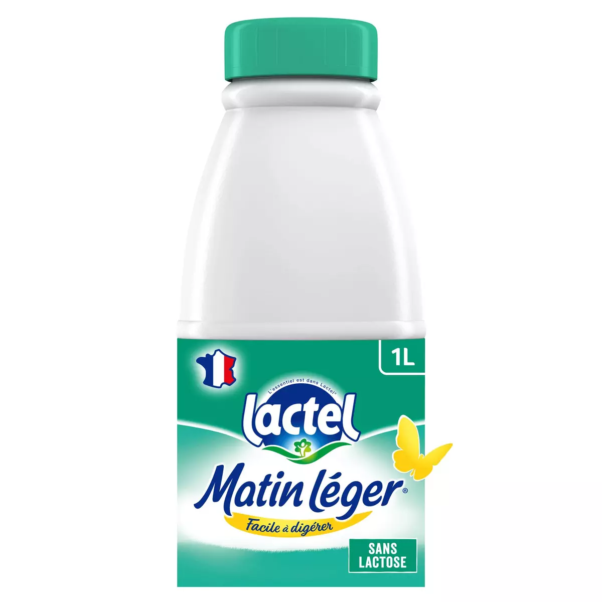LACTEL Matin Léger Lait facile à digérer écrémé sans lactose 1L