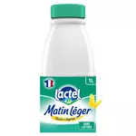 LACTEL Matin Léger Lait facile à digérer écrémé sans lactose 1L
