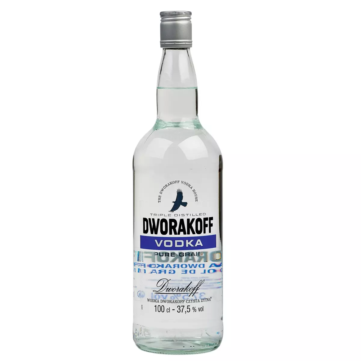 DWORAKOFF Vodka pure grain 37,5% 1l