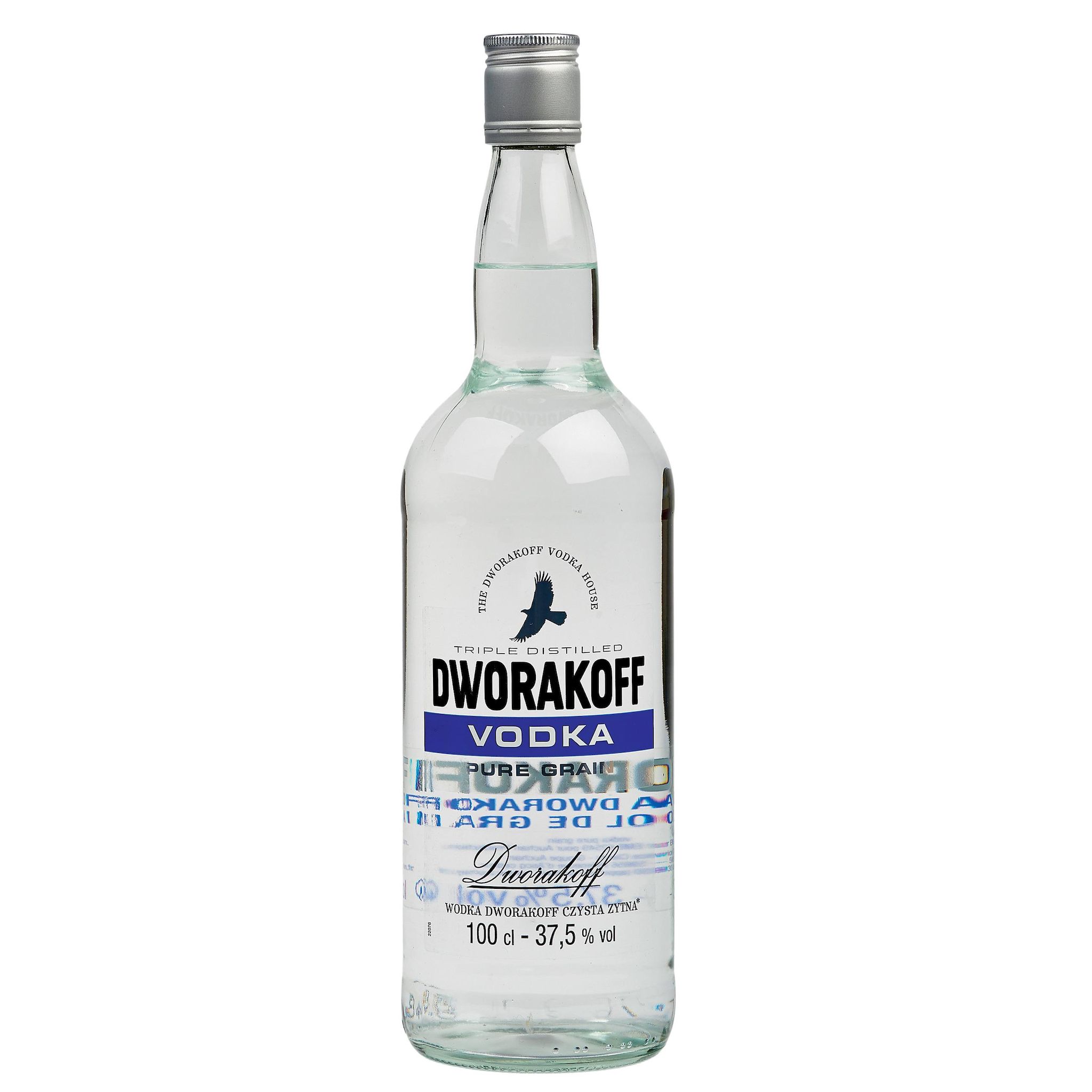 Voir la diapositive 2 : DWORAKOFF Vodka pure grain 37,5% 1l