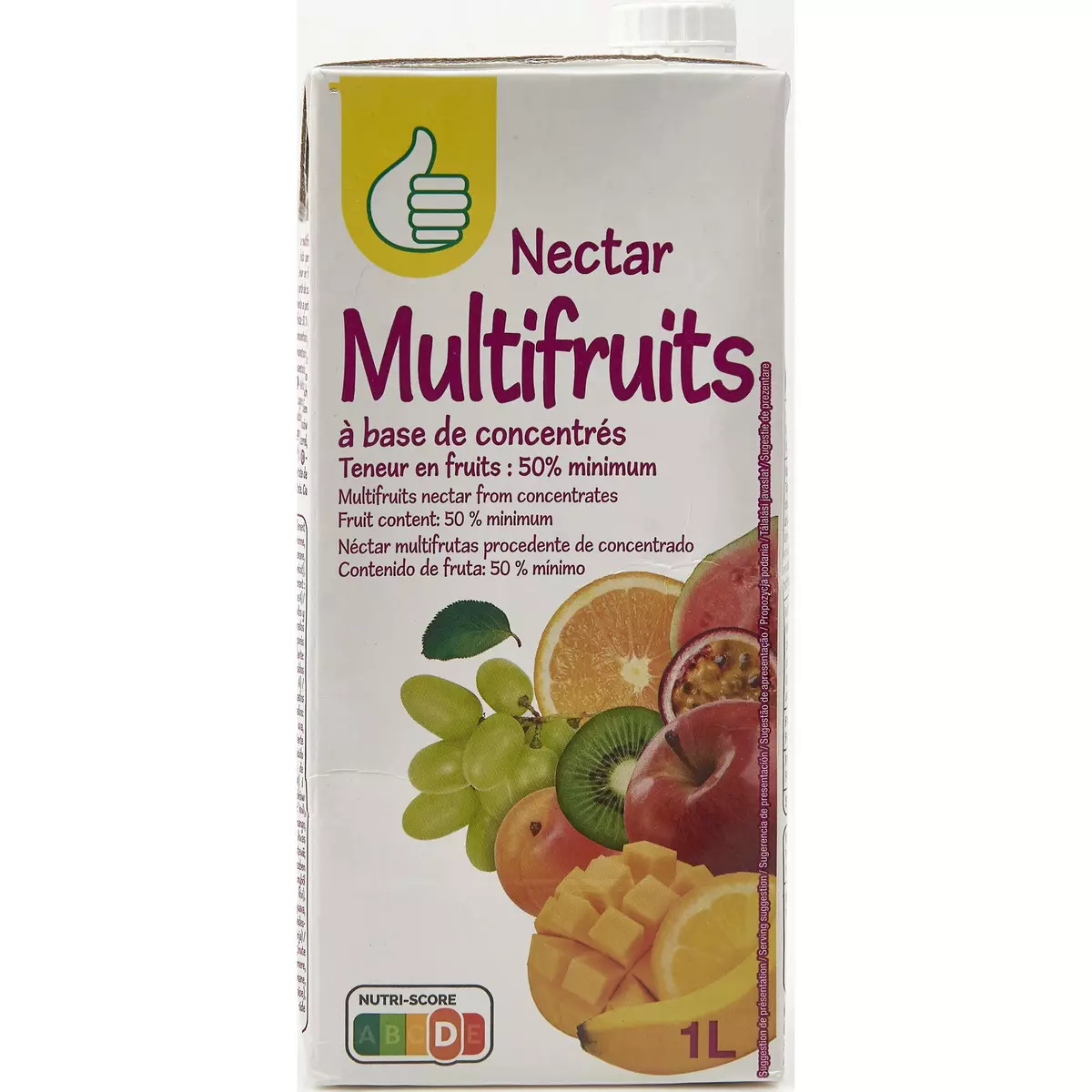 POUCE Nectar multifruits brique 1l