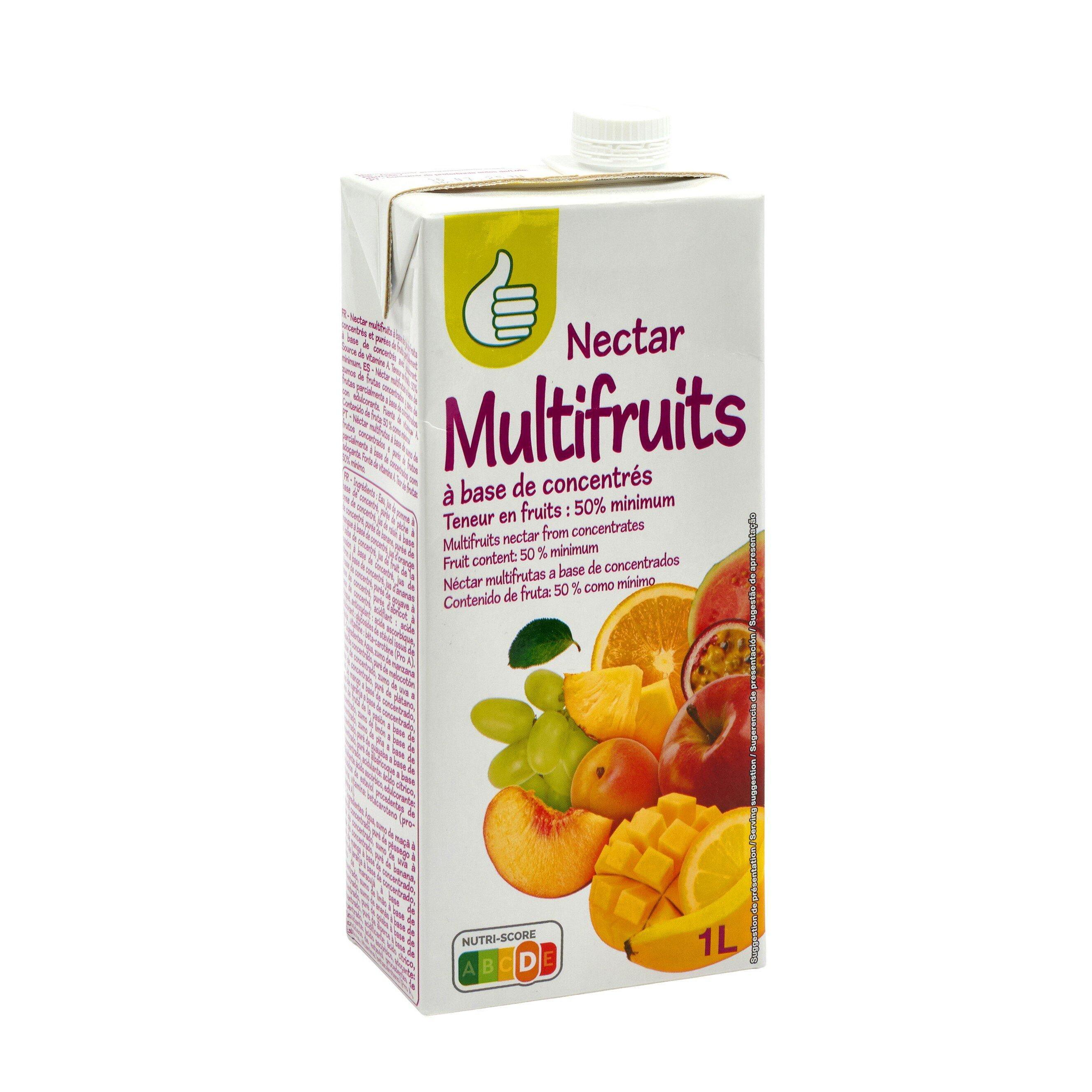 Voir la diapositive 2 : POUCE Nectar multifruits brique 1l