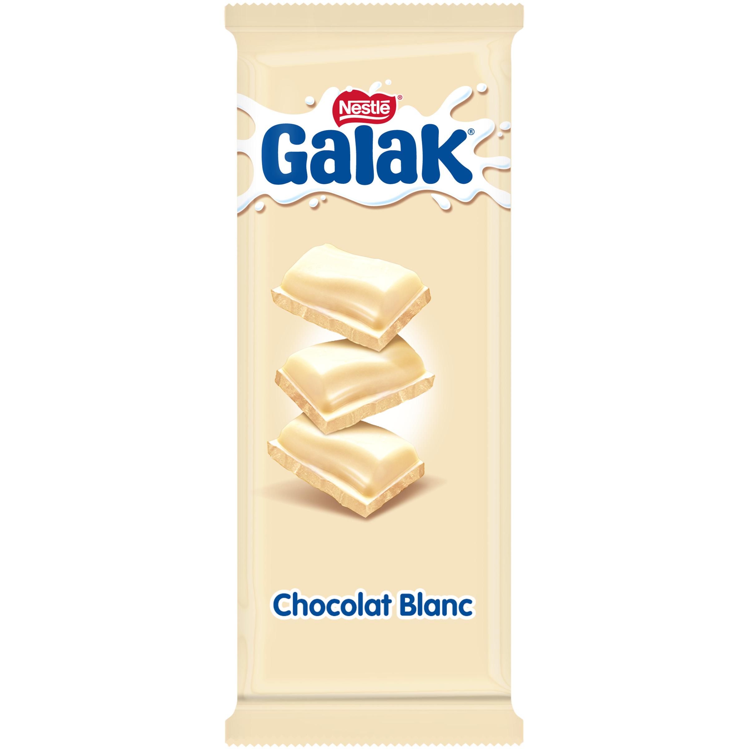 GALAK Tablette de chocolat blanc 100g