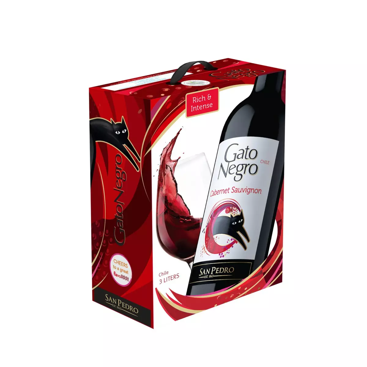GATO NEGRO Chili cabernet Sauvignon rouge BIB 3l