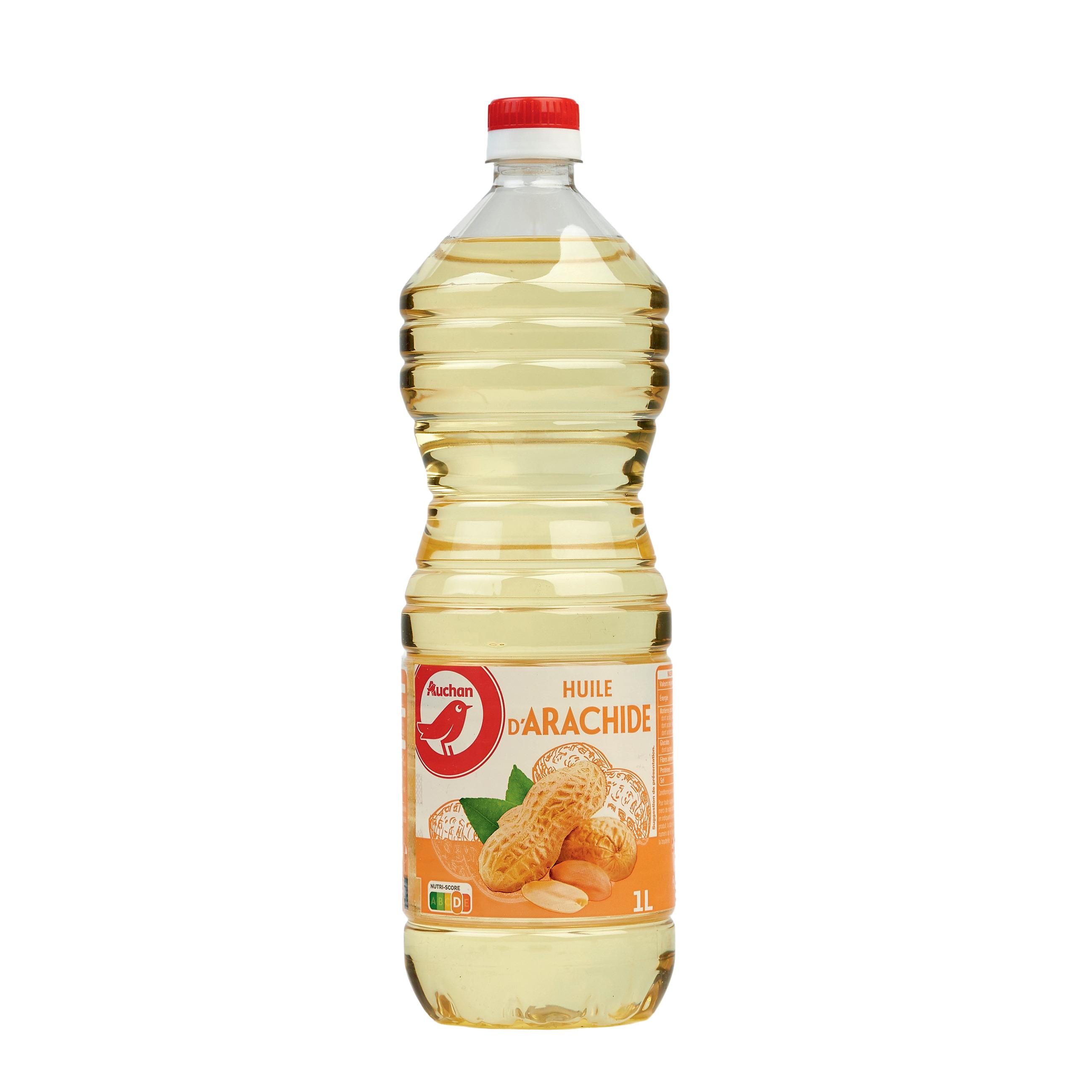 Voir la diapositive 2 : AUCHAN Huile d'arachide 1l
