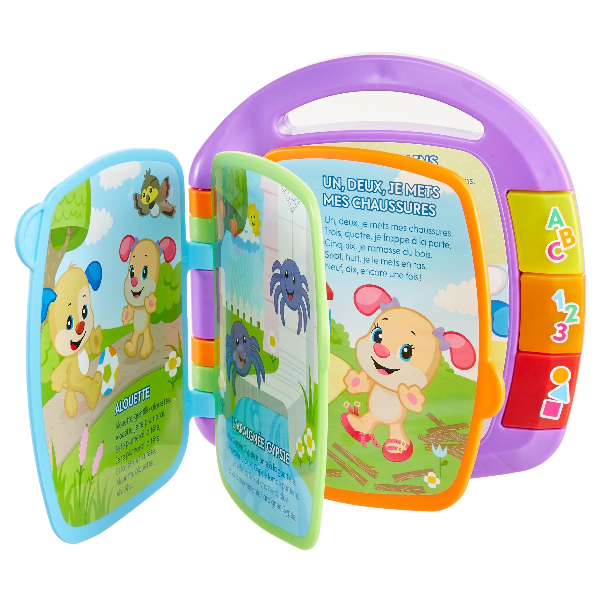Voir la diapositive 2 : MATTEL Livre interactif comptines
