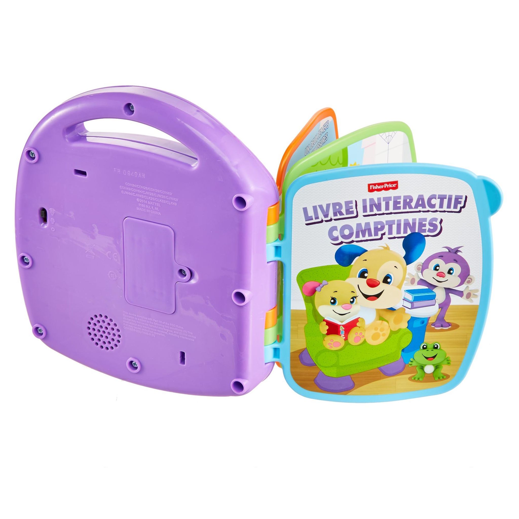 Voir la diapositive 4 : MATTEL Livre interactif comptines