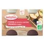 Voir la diapositive 2 : BABYBIO Petit pot dessert pomme pruneau bio dès 4 mois 2x130g