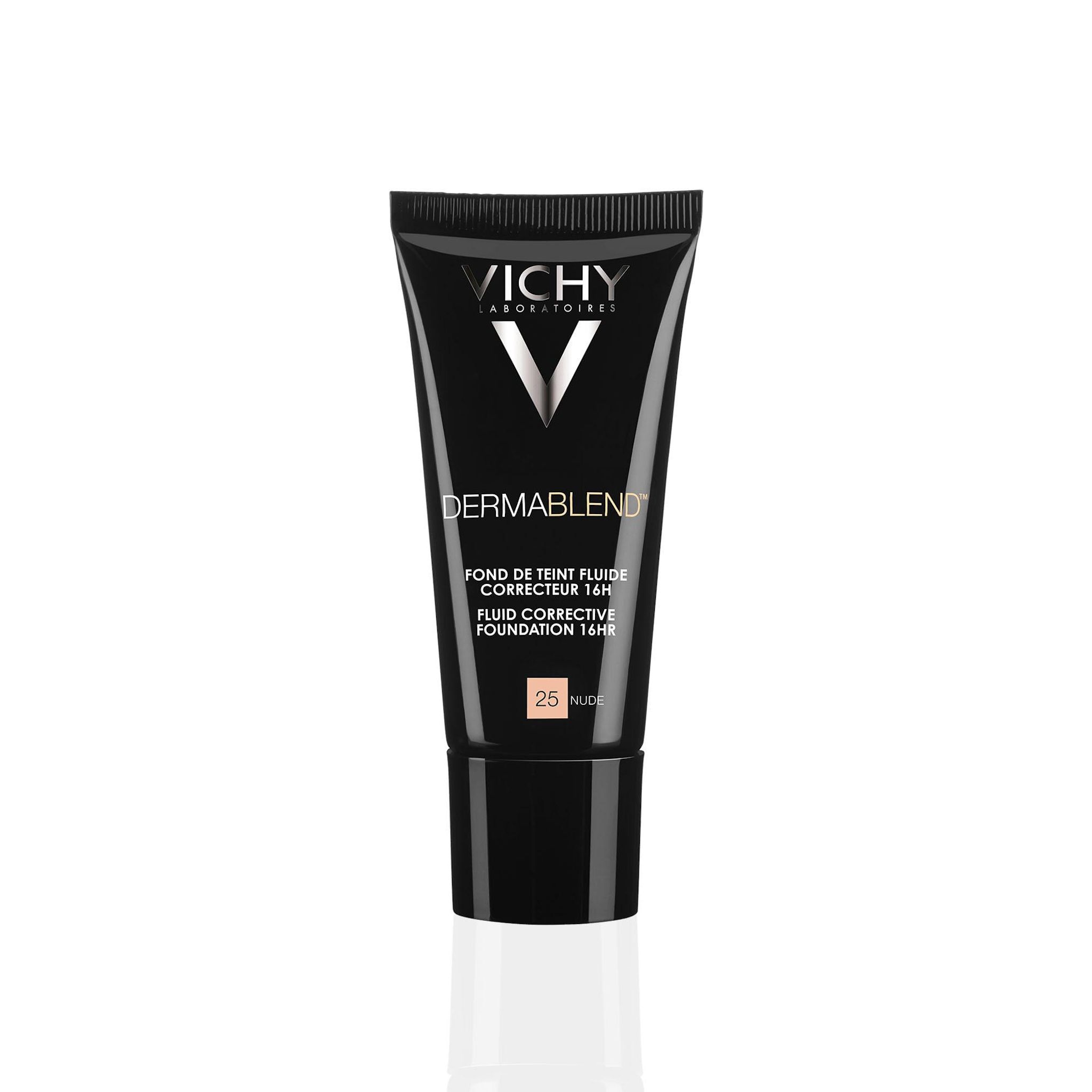 Voir la diapositive 2 : VICHY Dermablend Fond de teint fluide correcteur16h Teinte Nude 25 30ml