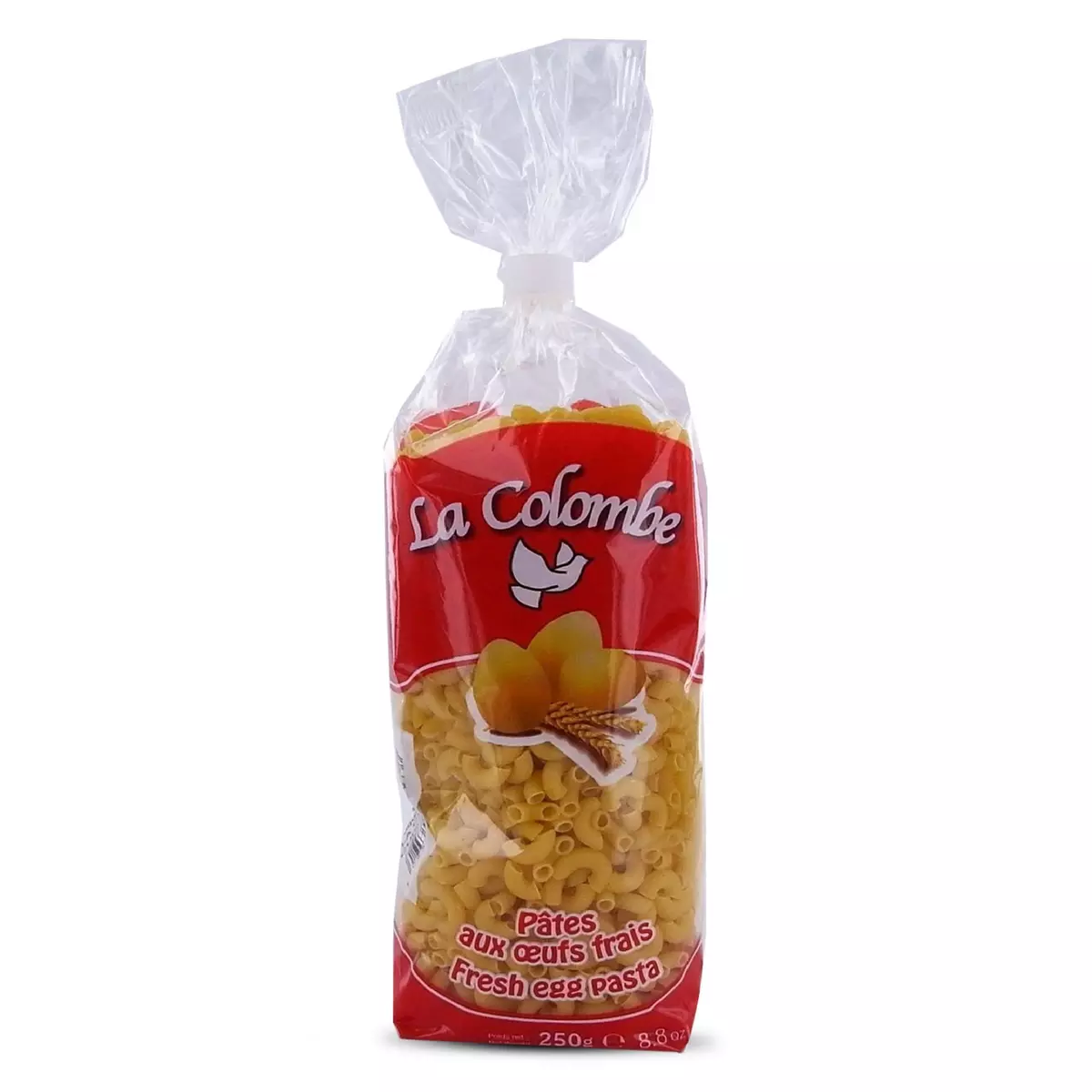 LA COLOMBE Pâtes coquillettes aux oeufs frais 250g