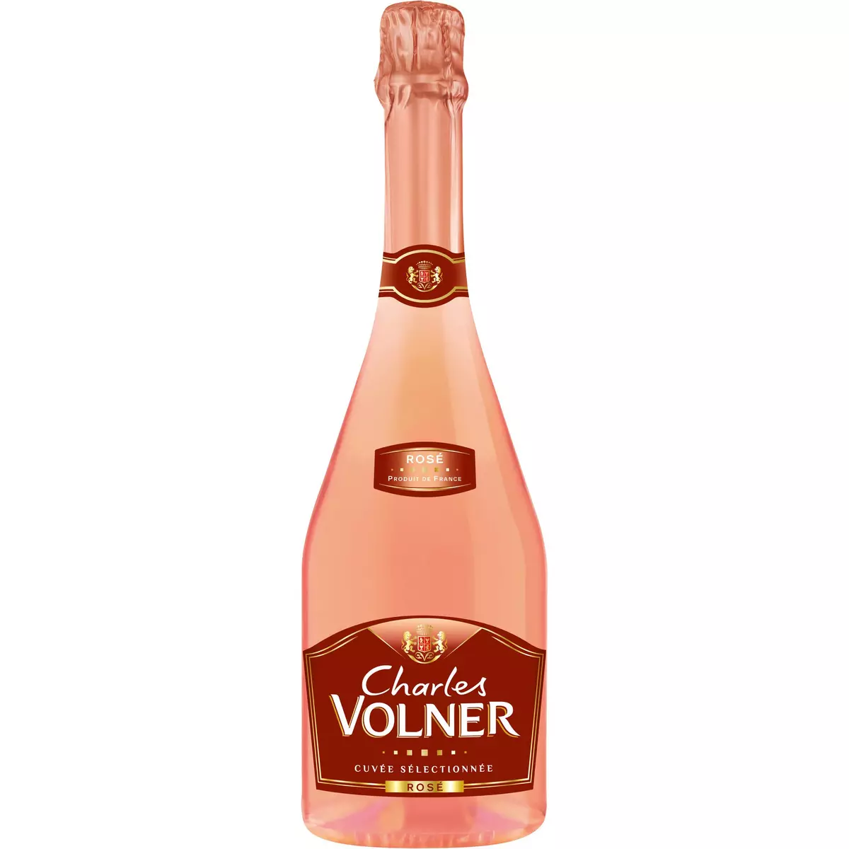 CHARLES VOLNER Vin effervescent cuvée sélectionnée rosé 75cl