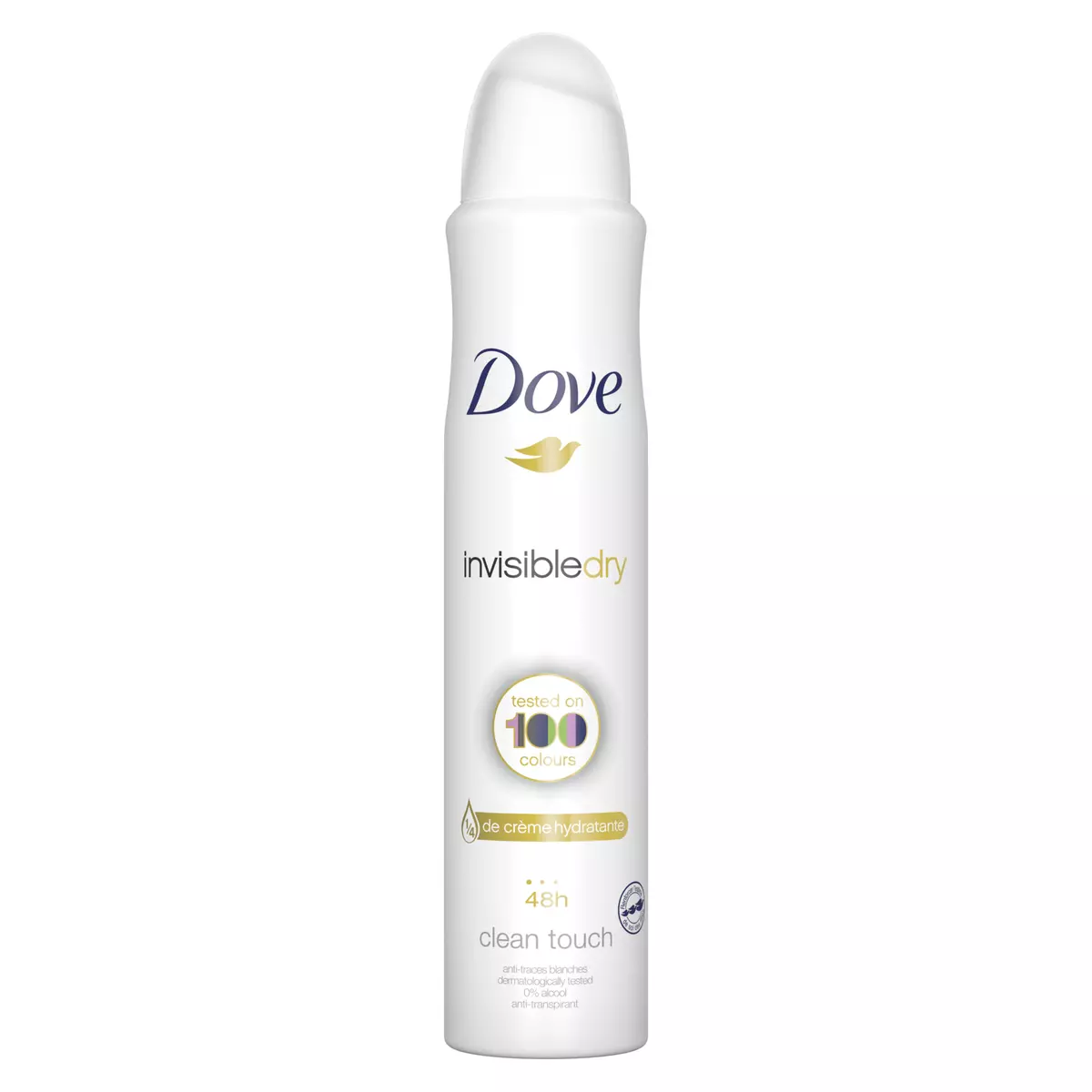 DOVE Invisible Dry Déodorant femme spray antibactérien 48H 200ml