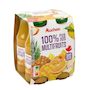 Voir la diapositive 4 : AUCHAN Pur jus multifruits bouteilles 4x20cl