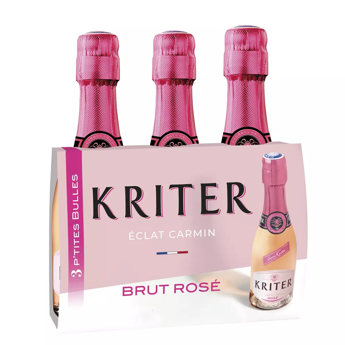 KRITER Vin effervescent rosé 3x20cl 60cl