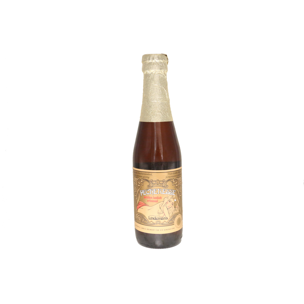 LINDEMANS Bière blonde La Pêcheresse artisanale 2,5% bouteille 25cl