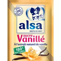 Vahiné Sucre Vanillé à l’Extrait naturel de Vanille par 10 Sachets de 7,5g  (lot de 5 soit 50 sachets) 