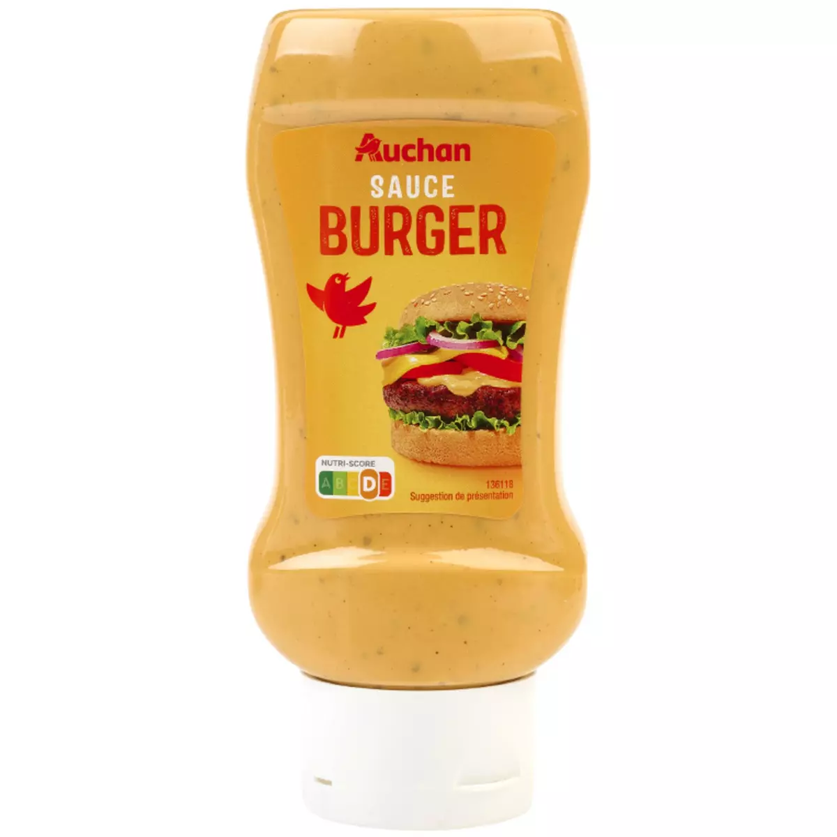 AUCHAN Sauce burger flacon souple 350g