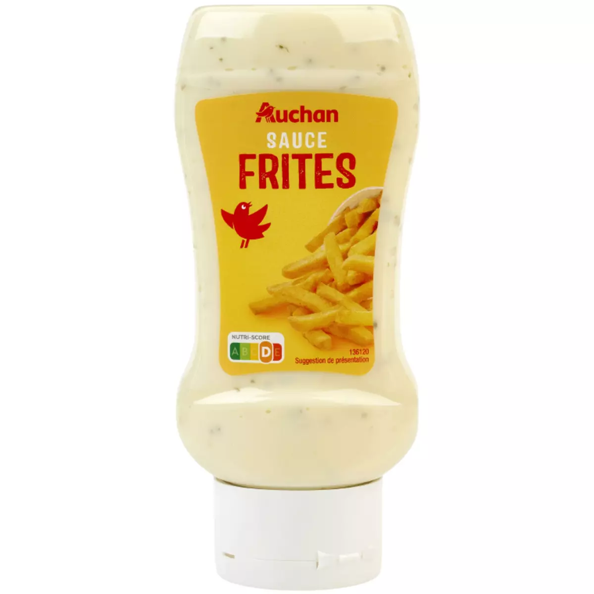 AUCHAN Sauce frites flacon souple 350g