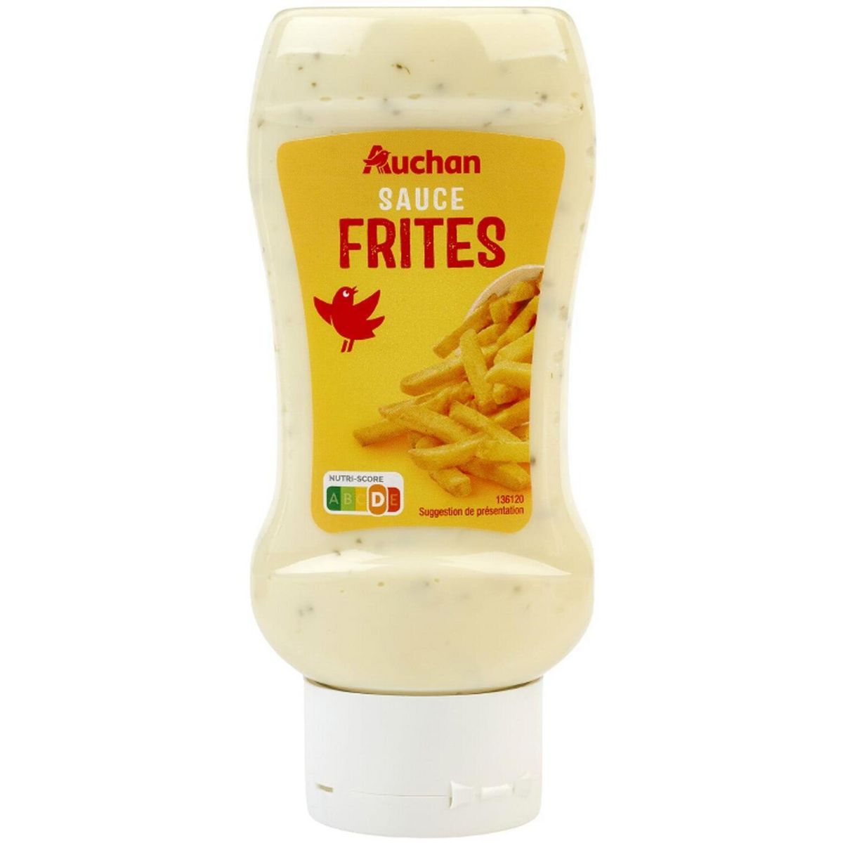 AUCHAN Sauce frites flacon souple 350g