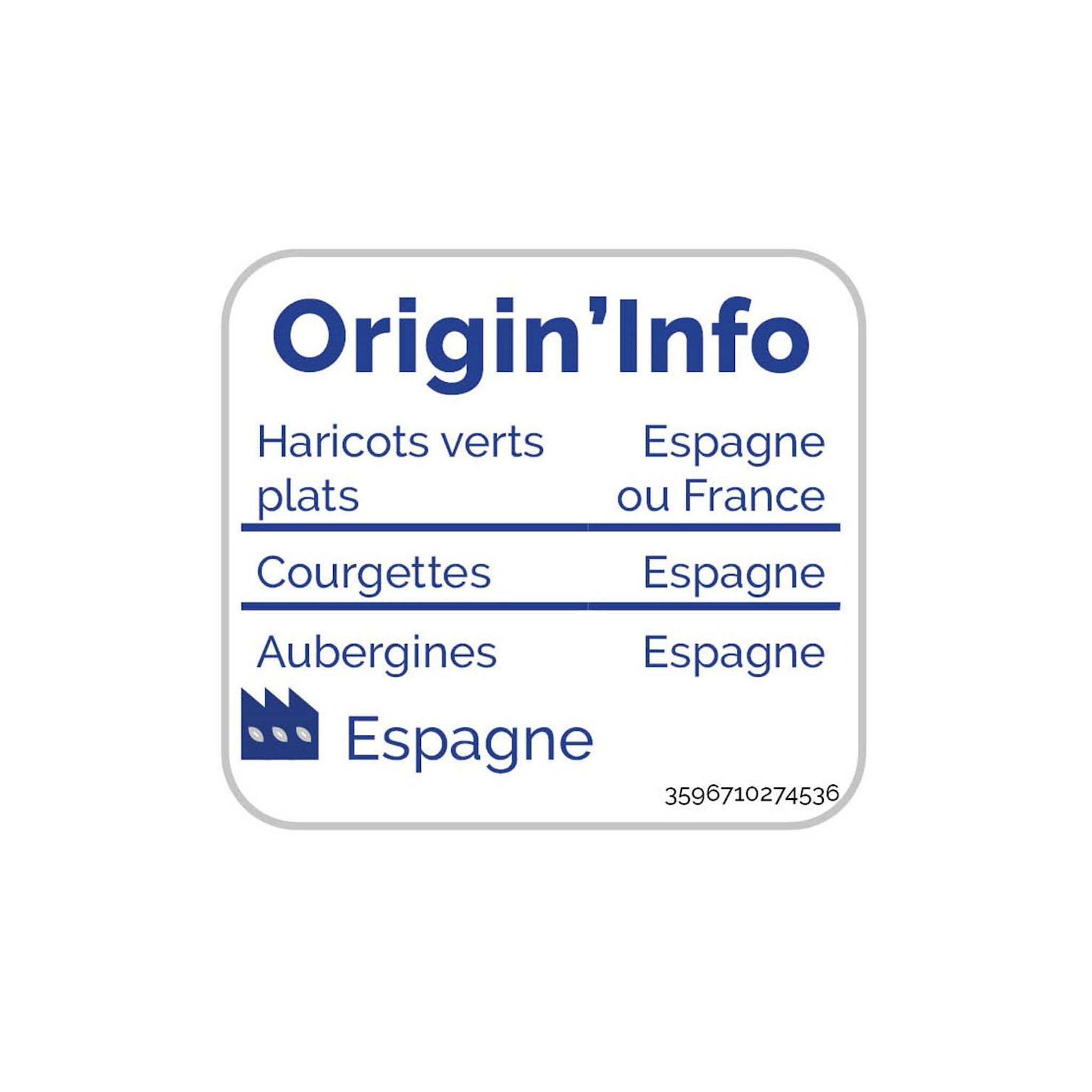 Voir la diapositive 4 : AUCHAN Poêlée catalane 5 portions 750g