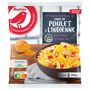Voir la diapositive 2 : AUCHAN Curry de poulet à l'indienne 3 portions 900g