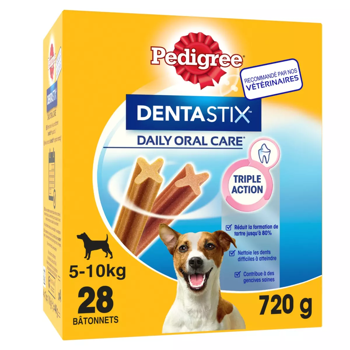 PEDIGREE Dentastix friandises hygiène dentaire pour petit chien 28 sticks 720g