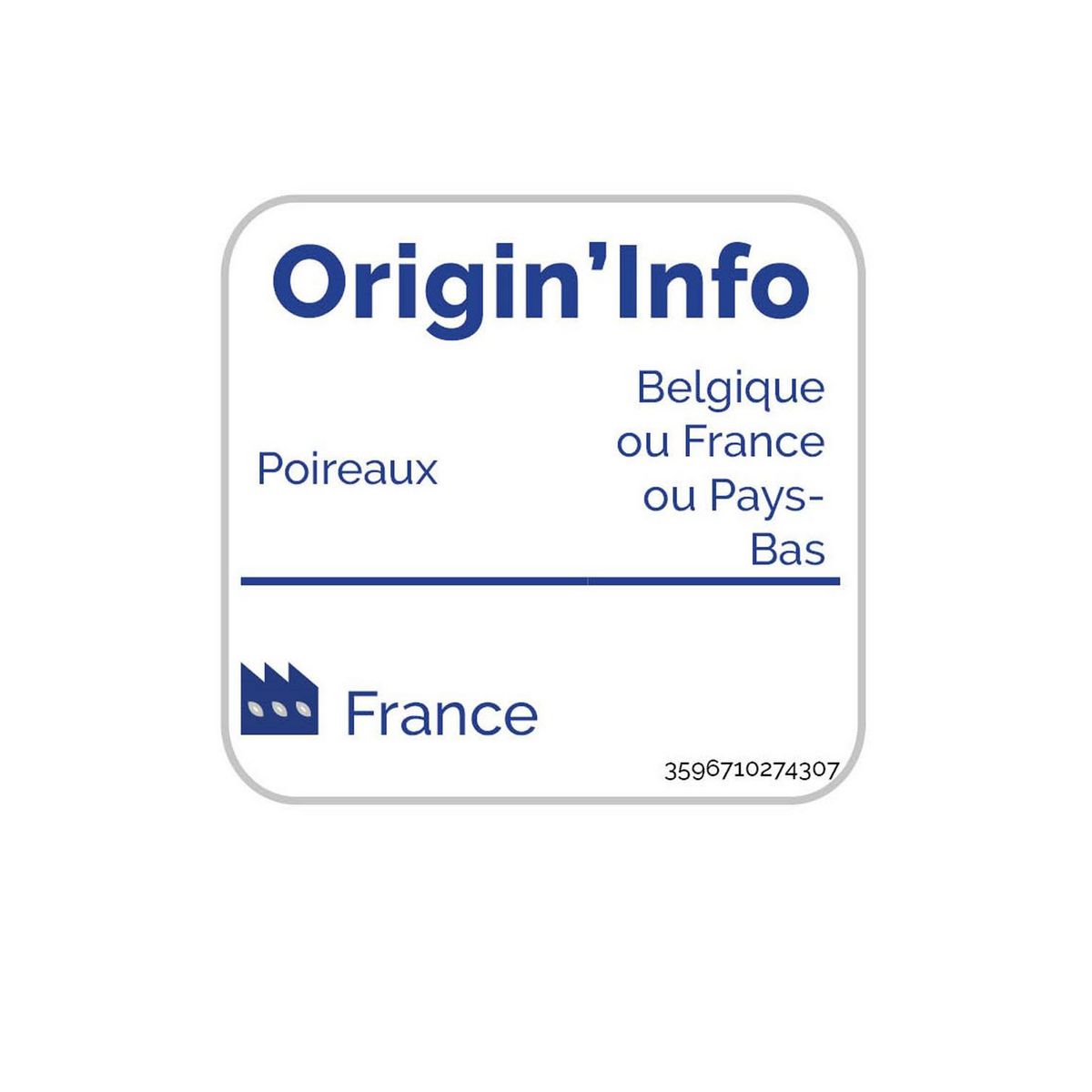 AUCHAN Poireaux en rondelles 5 portions 1kg