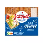 JACQUET Mini-toasts nature 60 pièces 255g