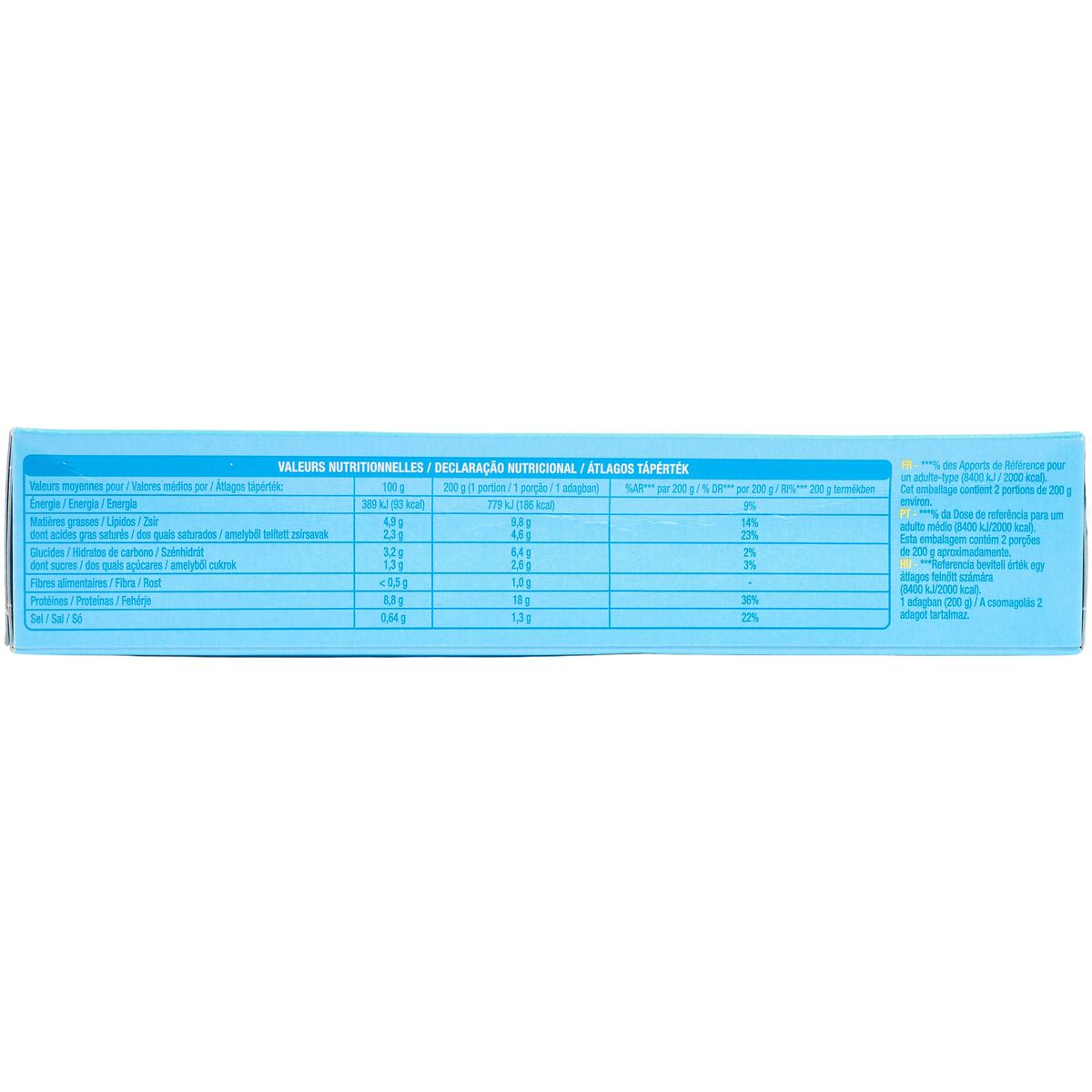 AUCHAN Colin d'Alaska sauce citronné MSC 2 portions 400g