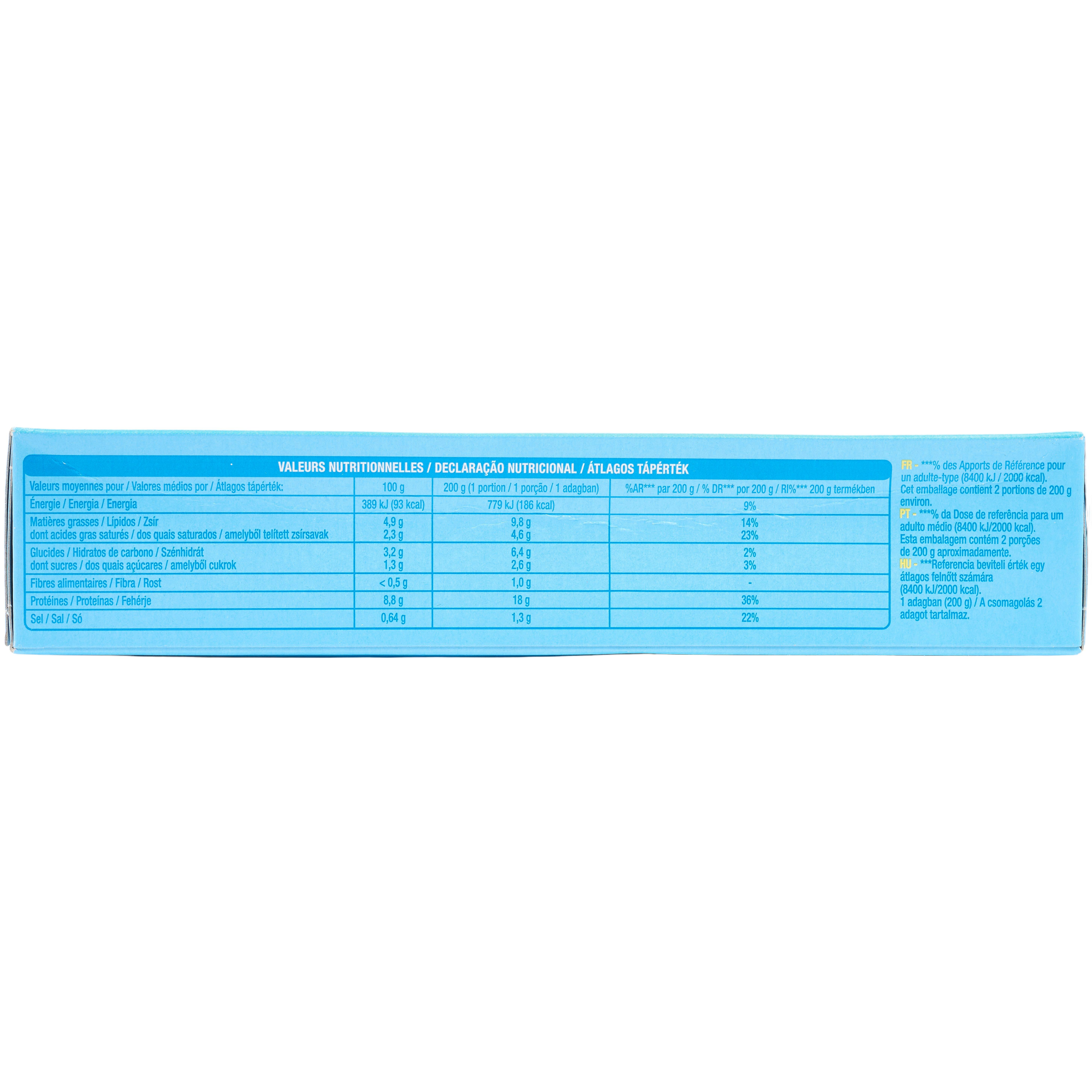 Voir la diapositive 3 : AUCHAN Colin d'Alaska sauce citronné MSC 2 portions 400g