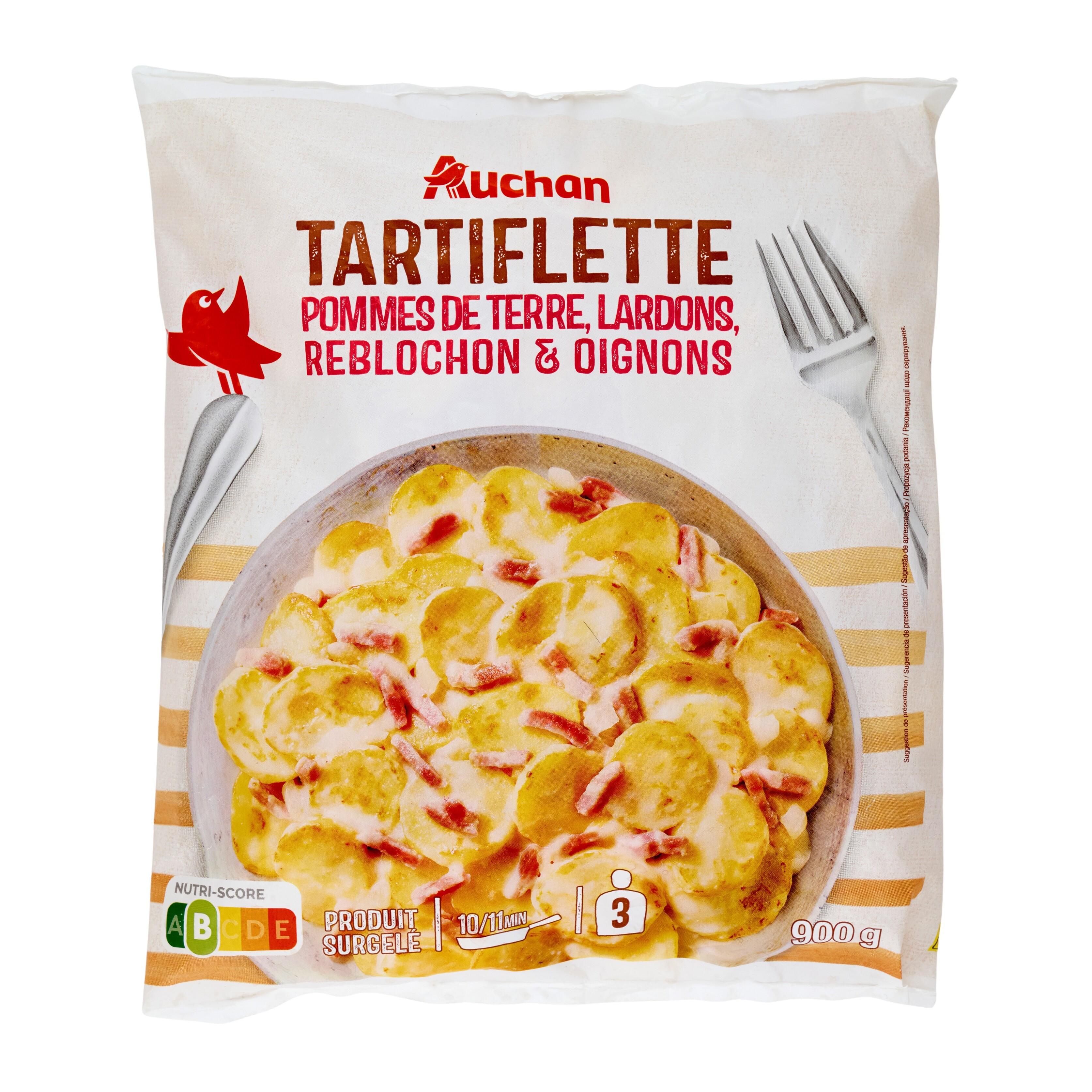 Voir la diapositive 3 : AUCHAN Tartiflette 3 portions 900g