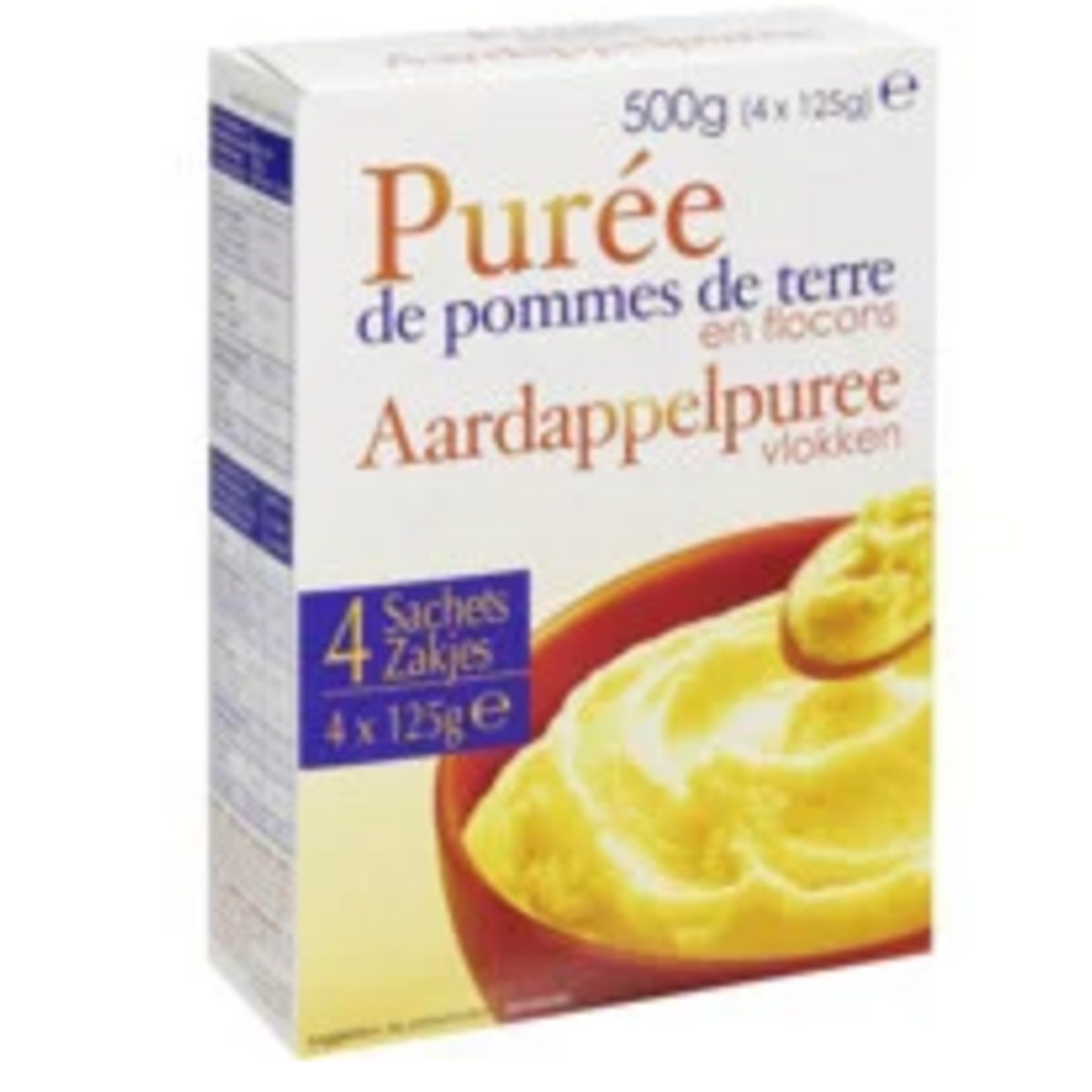 Purée de pommes de terre en flocons 4 sachets 4x125g
